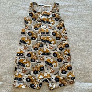 Caden Lane Sleeveless Snap Romper